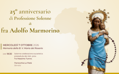 25° Anniversario di professione solenne di fra Adolfo Marmorino (Brindisi)