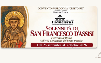 VIII centenario della morte di san Francesco: il programma delle celebrazioni a Martina Franca