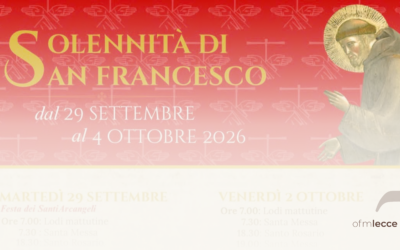 Solennità di San Francesco 2026 a Potenza